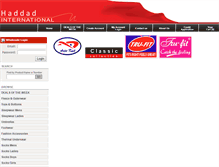Tablet Screenshot of haddadintl.com